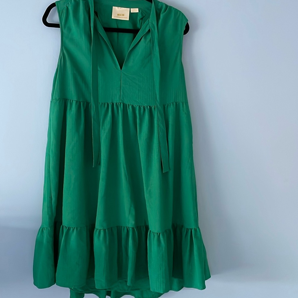 Maeve by Anthropologie ‘Shira’ tiered tunic dress. XS